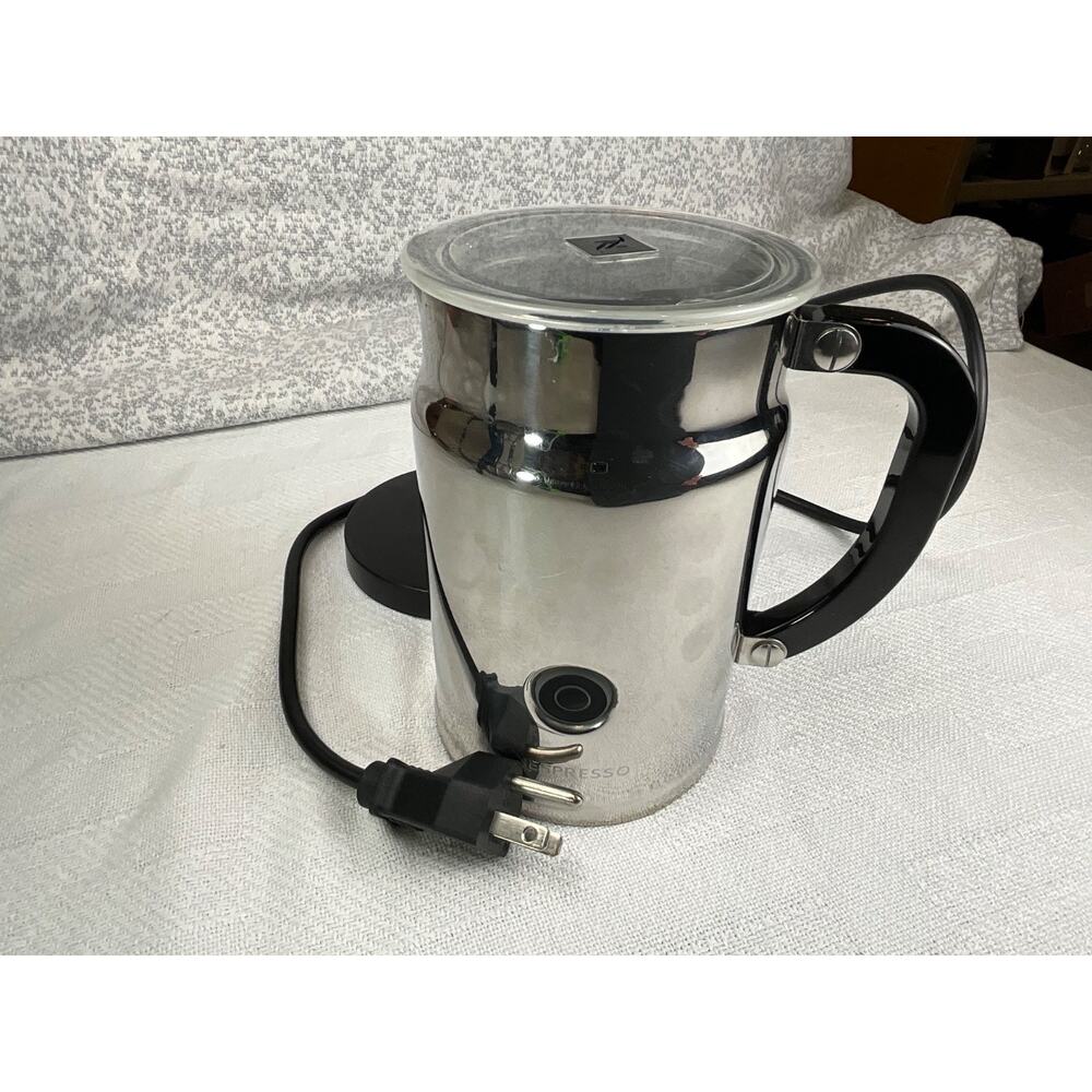 Nespresso Aeroccino+ Milk Frother 3192-US Stainless Steel Tested Works